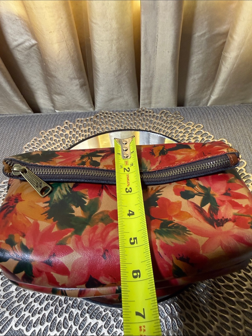 Patricia Nash Valerie Floral Fold-Over Wristlet Clutch NWT Spring Multi - Picture 12 of 17